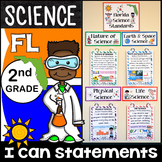 2nd Grade Florida Science Standards - I Can Statements - {Florida Standards}