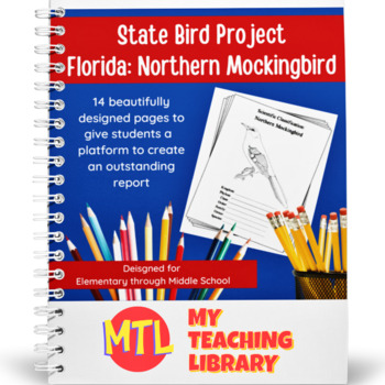 Preview of Florida State Bird Project – Northern Mockingbird