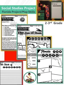 Preview of Florida State Research Project | End of Year Activities | Project Based Learning