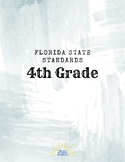 Florida State Standards - Fourth Grade Checklist - 4th Grade