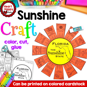Preview of Florida State Symbols Craft | The Sunshine State Sun Craft