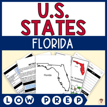 Preview of Florida State Unit Study | Capital, Bird, Flower, Flag, Animal | State Symbols