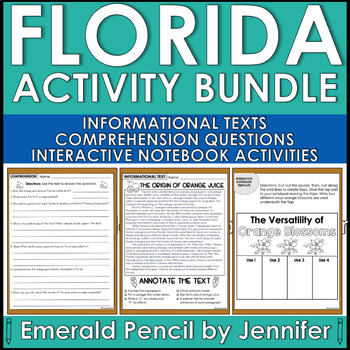 Preview of Florida Symbols | Social Studies Worksheets for 4th Graders