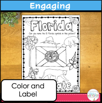 Florida Symbols Worksheet by White's Workshop | Teachers Pay Teachers