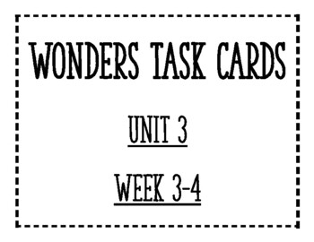 Preview of Florida Wonders Unit 3 Text Set 2 Task Cards