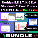 Florida's B.E.S.T. K-5 ELA Standards "I Can" Posters BUNDL