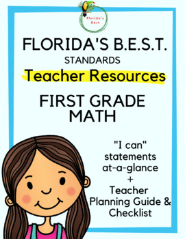 Preview of Florida's B.E.S.T. MATH GR 1 - Planning Resources