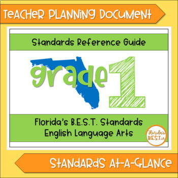 Preview of Florida's B.E.S.T. Standards English Language Arts_ Grade 1 Reference Guide