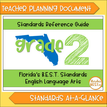 Preview of Florida's B.E.S.T. Standards English Language Arts_ Grade 2 Reference Guide