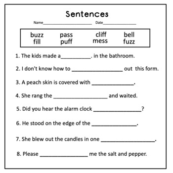 Floss Rule by Orton Gillingham Tutoring PA | TPT