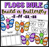 Floss Rule Activity Build a Butterfly Spring Worksheets an