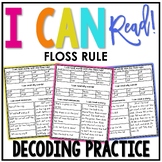 Floss Rule Decoding Drills: Words, Nonsense Words, Sentenc