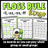 Floss Rule Double Consonant Bingo Game Easy Activity