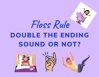 Preview of Floss Rule: Double the Ending Sound or Not? Boom! cards orton gillingham phonics