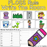 Floss Rule Write the Room: Double Consonants FF, LL, SS