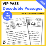 Floss Sounds Decodable Passages with Comprehension Questio