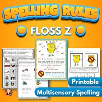 Preview of Floss Spelling Rule Activities
