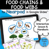 Flow of Energy in Food Chains and Food Webs for Nearpod in