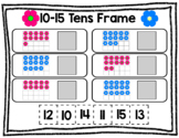 Flower 10-15 Tens Frame