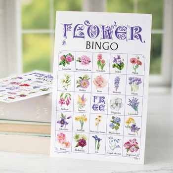 Preview of Flower Bingo - 50 Cards