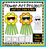 Flower Art Project - Hanging Craft - Spring & Summer Art, 