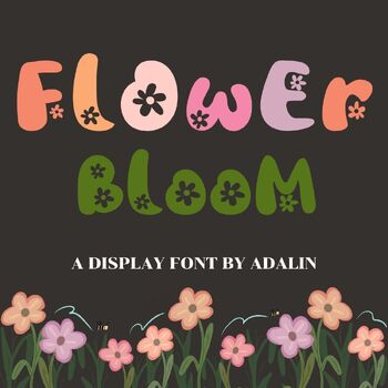 Preview of Flower Bloom Font