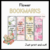Flower Bookmarks | Nature | Watercolor