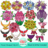 Flower Bouquet Clip Art, Mother's Day Flower Clip Art