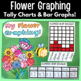 Flower Bouquet Graphing Craft | With Tally Charts and Bar Graphs!