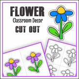 Flower Classroom Decor Cut Out