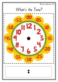 Flower Clock Template