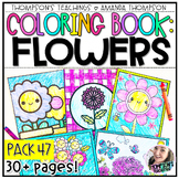 Flower Coloring Pages | Coloring Sheets | Spring Coloring Books