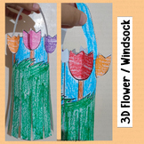 Flower Craft Windsock Spring Bulletin Board Kindergarten A