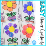 Flower Craft | Flower Craft Template for Preschool, PreK, 