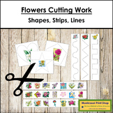 Flowers Cutting Work - Scissor Practice