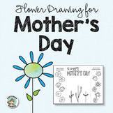 Flower Drawing for Mother's Day • Easy Mother's Day Card Art