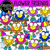 Flower Friends {Gnome Clipart}