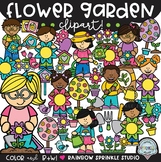 Flower Garden Clipart {garden kids clipart}