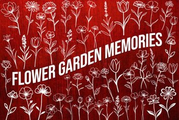 Preview of Flower Garden Memories Font