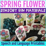 Flower Garden Speech & Language Sensory Bin