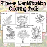 Flower Identification Coloring Book