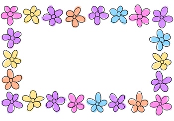 Flower Label Outline | Editable Classroom Decor | Nature | TPT