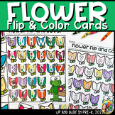 Flower Letter Cards - Spring Flip and Color Literacy Center