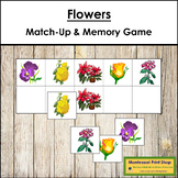 Flowers Match-Up and Memory Game (Visual Discrimination & 