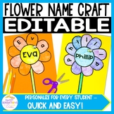 Flower Name Craft Editable Name Chrysanthemum Flowers Summ