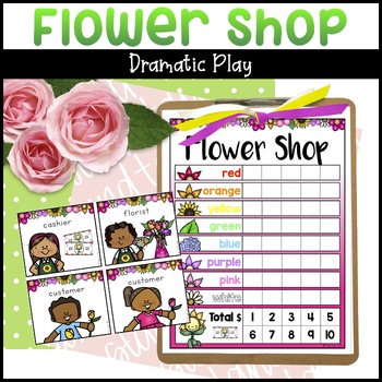 Preview of Flower Shop Dramatic Play Printables - Garden Dramatic Play