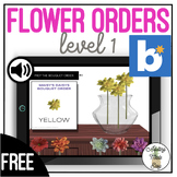 Flower Orders Drag & Drop Boom Cards FREEBIE