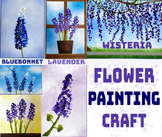 Flower Painting Craft | Printable-Easy to paint flower templates