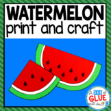 Watermelon Craft Activity and Creative Writing