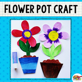 Flower Pot Printable Craft Template
